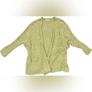 Umgee Textured Green Cardigan